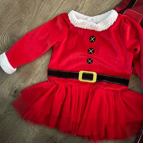 Baby Christmas/xmas outfits 4 total perfect for little girls first holiday - Picture 9 of 11